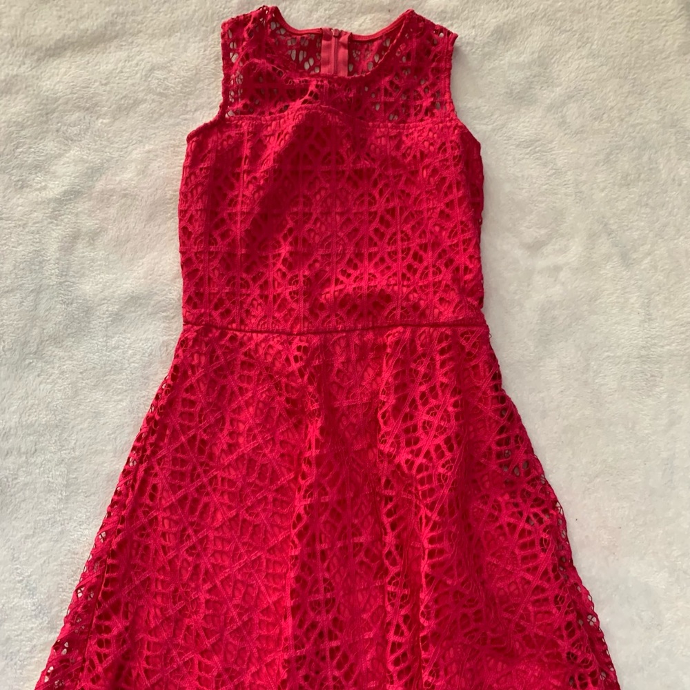 Girls 10 Fuschia Eyelet Penelope Tree (Nordstrom)